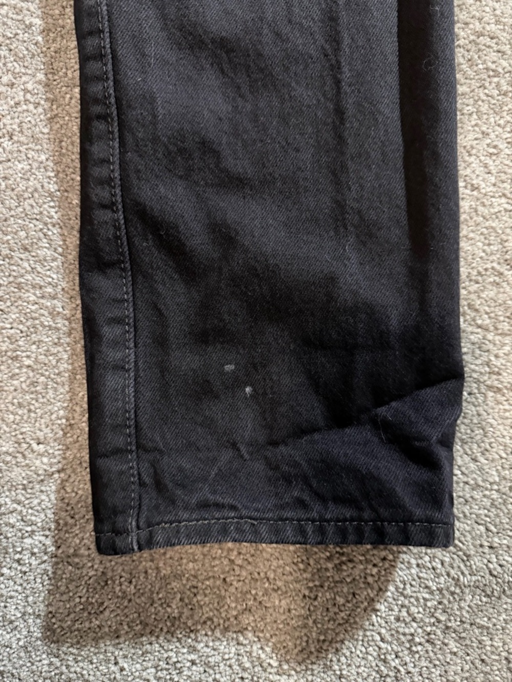 Levi’s 501 Original Fit Black Jeans W28 L30 Button Fly Straight Leg - Picture 7 of 12